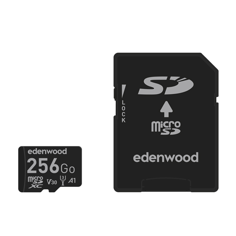 Carte Memoire Micro Sd 256 Go Edenwood + Adaptateur – Ultra Stockage Et Performance Bon état -  reconditionné disponible sur Electro Depot